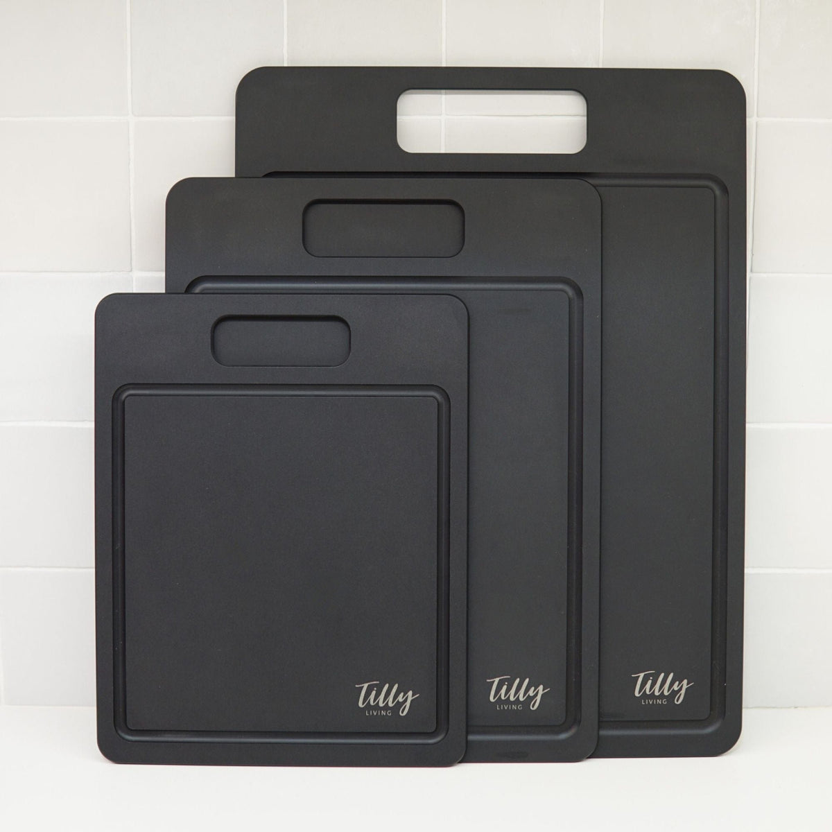 GrainBond Chopping Board Set - Sustainable & Microplastic-Free
