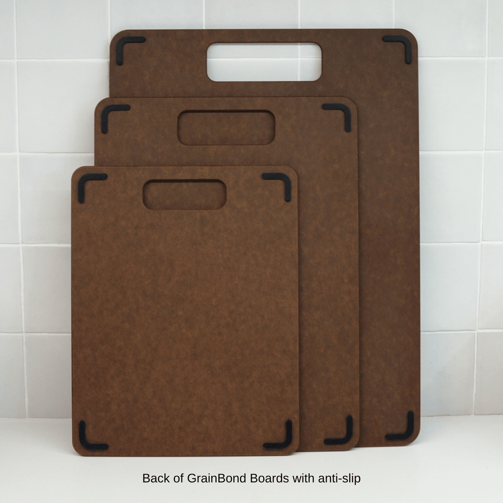 GrainBond Chopping Board Set - Sustainable & Microplastic-Free