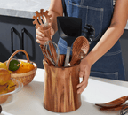 360° Wooden Utensil Caddy