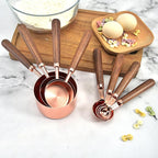 Copper Plated Measuring Set by Tilly